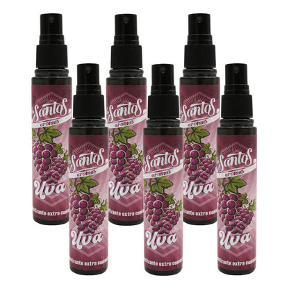 6 Aromatizante Botella Spray Liquido 60ml Auto Casa Ambiente