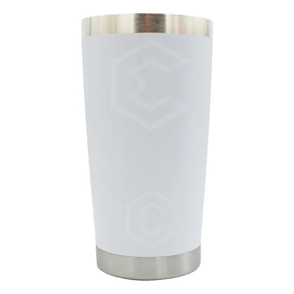 Termo Vaso Personalizado Nombre O Logo Láser 20oz Acero Inox Blanco