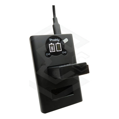 Cargador Para Bateria Gopro Max Usb Doble Entrada Indicador