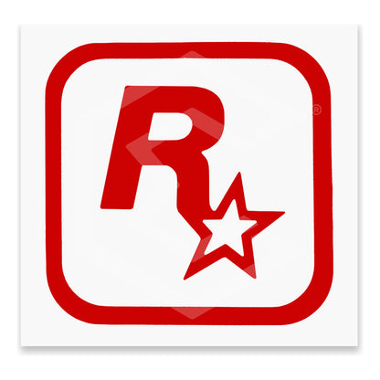 Calcomanía Rockstar Gta Sticker Vinil Auto Moto 9.5cm X9.5cm