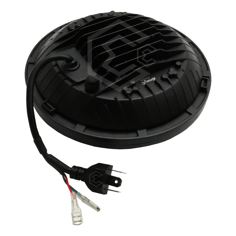 Par Faros Led 7'' Pulgadas Redondo Jeep Vocho 4 Lupas 12-24v