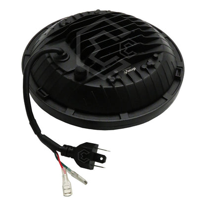 Par Faros Led 7'' Pulgadas Redondo Jeep Vocho 4 Lupas 12-24v