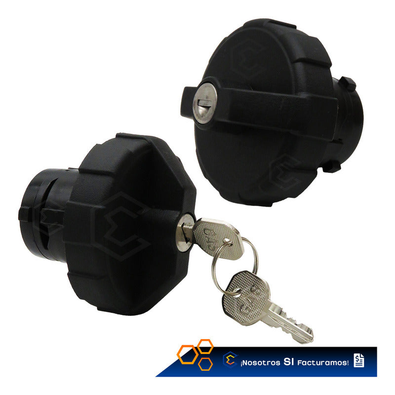 Tapón Tanque De Gasolina Para Ford Lobo Cn Llave Color Negro Negro