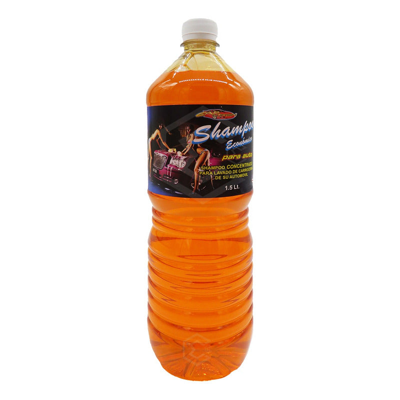 2 Shampoo Espumoso Auto Concentrado Acabado Brillante 1.5lts
