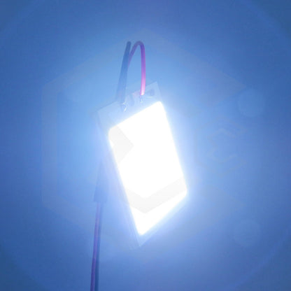 2 Placa Luz Interior Para Coche 24 48 Leds Cob 2 Adaptadores