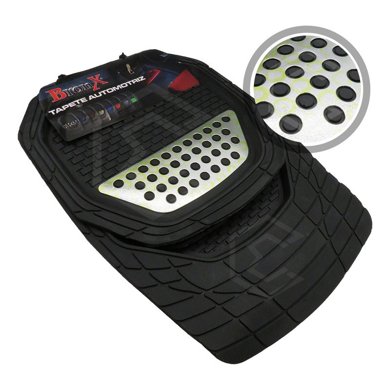 Tapete Tipo Charola Uso Rudo Auto Camioneta Juego 4 Piezas