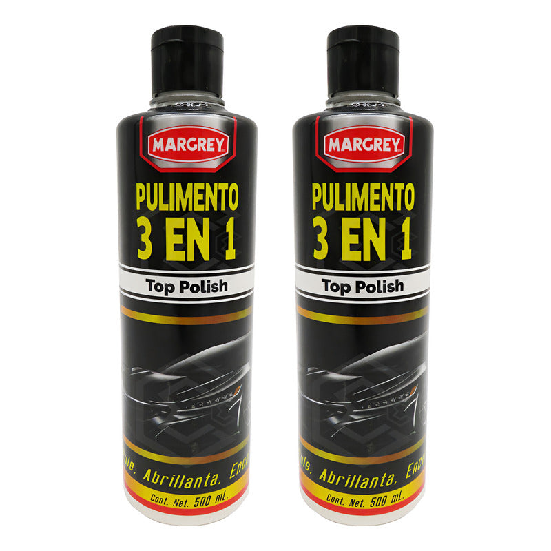 2abrillantador, Cera Y Pulimento 3 En 1 Polish Margrey 500ml