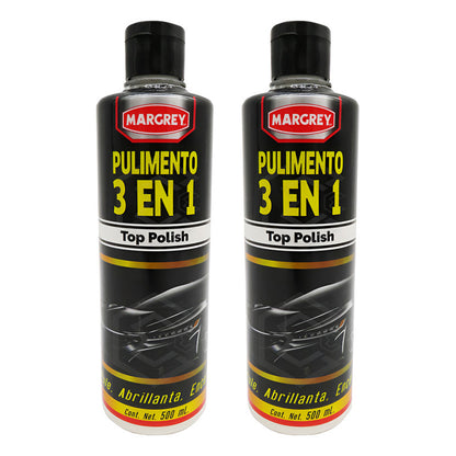 2abrillantador, Cera Y Pulimento 3 En 1 Polish Margrey 500ml