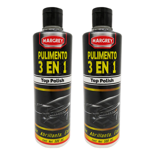 2abrillantador, Cera Y Pulimento 3 En 1 Polish Margrey 500ml