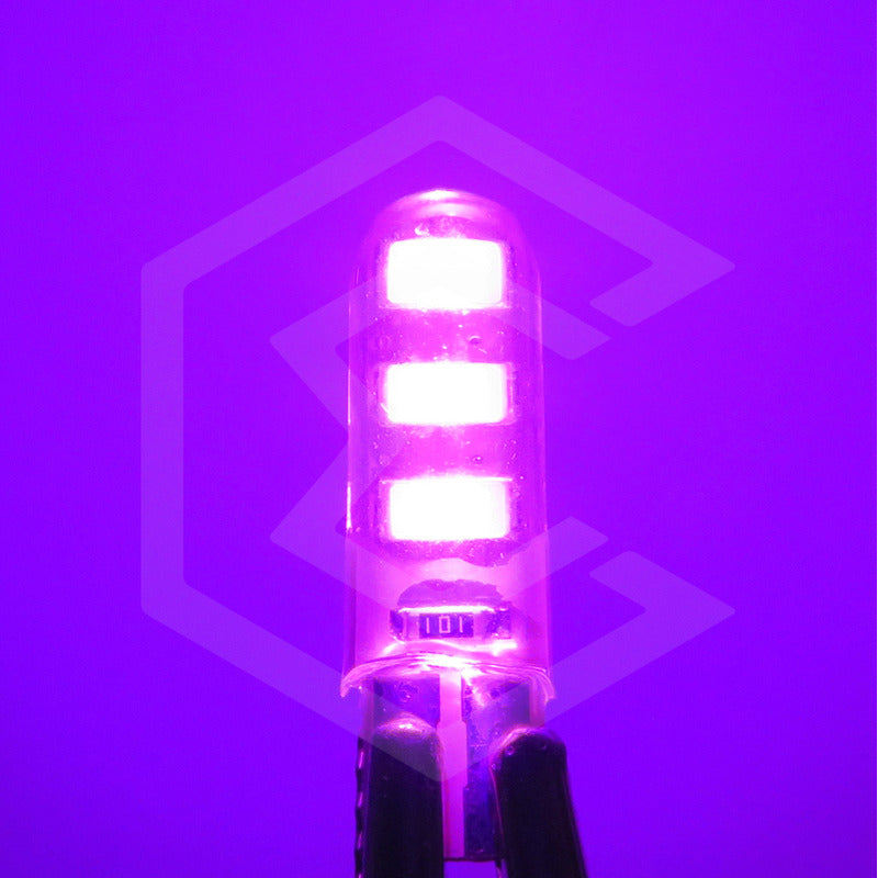 Kit De 10 Focos De Pellizco T10 6 Gel Leds Smd Alta Potencia