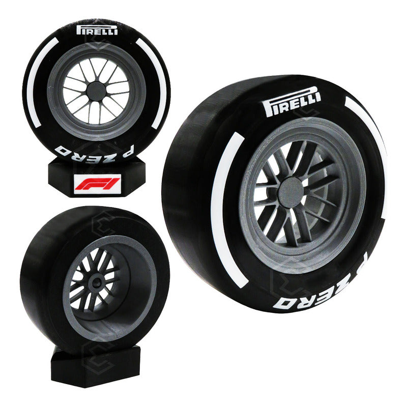 Llanta Fórmula 1 Pirelli P Zero Decorativa 19cm Impresión 3d