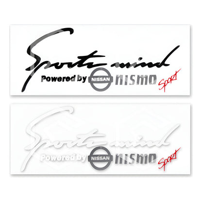 2 Calcomanía Sport Mind Nismo Sticker Vinil Auto Mot 25x10cm