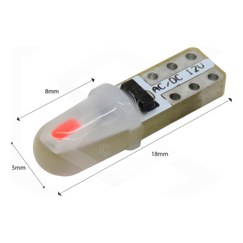 4 Focos Led T5 2721 12v Tablero De Mandos Cluster 5 Colores