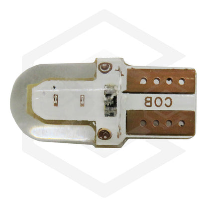 Kit 5 Pares  Focos Led Cob Pellizco T10 Silicon Auto Moto