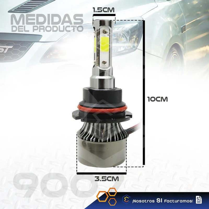 2 Focos Led 9007 4 Caras Ventilador Alta Baja 16000lm 9-32v 9007