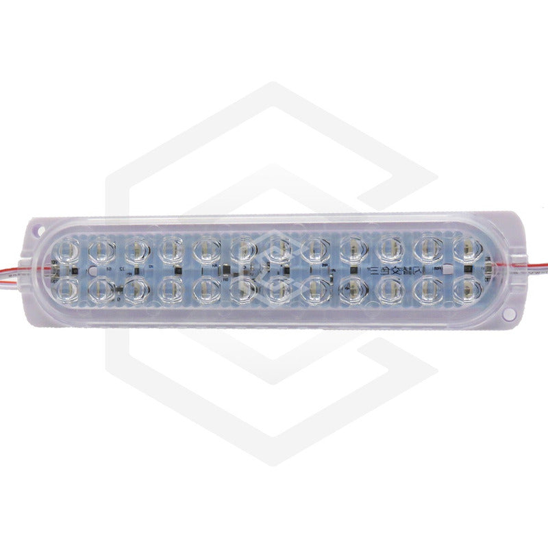 Modulo 24 Led Ovalado Multiuso Doble Jumbo Rgb 2 Funciones T