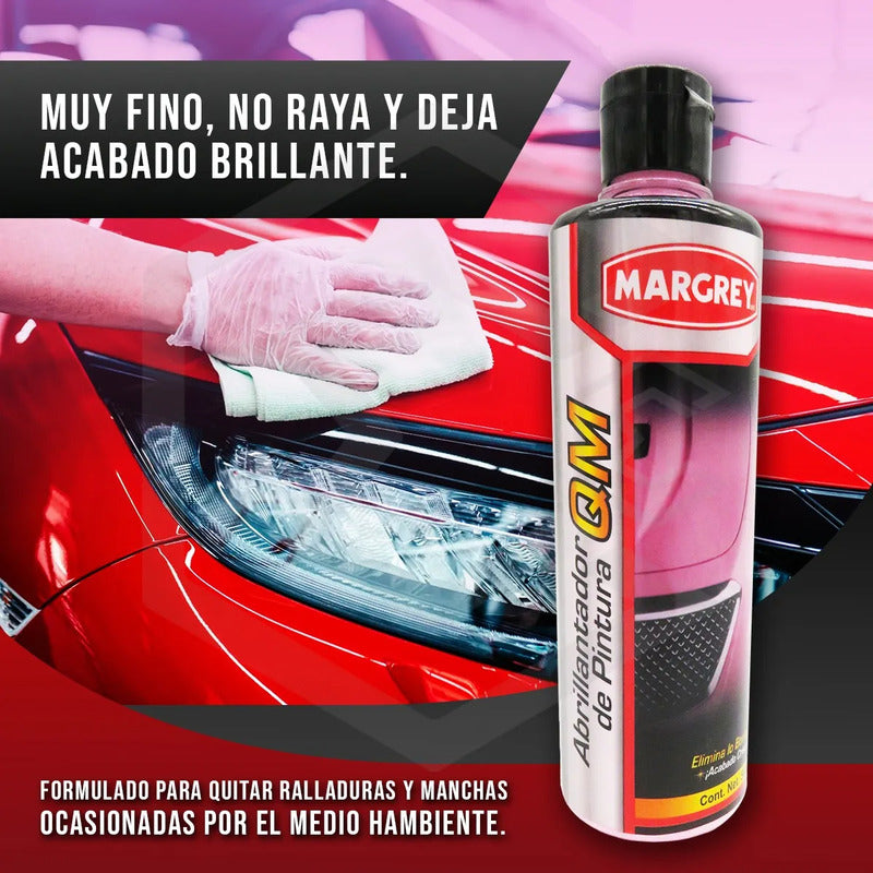 3abrillantador Cera Qm 500ml Pintura Acabado Cristal Margrey