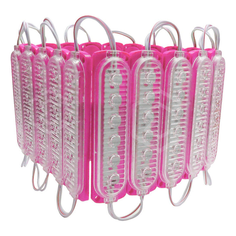 20 Módulos 6 Led Acrilico Alta Intensidad Color A Elegir 12v