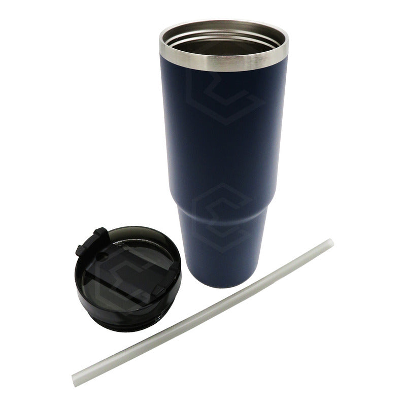 10termo Vaso Personalizado Nombre Logo 30oz Láser Acero Inox