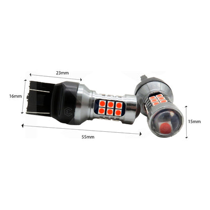 2 Focos 27 Led 1156 1157 3157 7440 7443 No Error Stop Cuarto