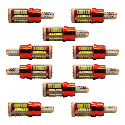 Kit 10 Focos De Pellizco Mazorca 57 Led Super Potente 12v