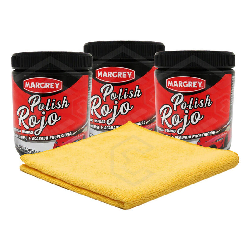 3 Polish 300gr Blanco Rojo Rosa Alto Brillo Grano A Elegir
