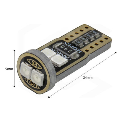 Kit 10 Foco Pellizco T10 Canbus W5w 194 168 2825  No Error 9