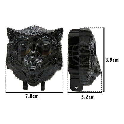 Par De Faros 6 Leds 2 Lupas Bicolor Fijo Estrobo Lobo 12-24v