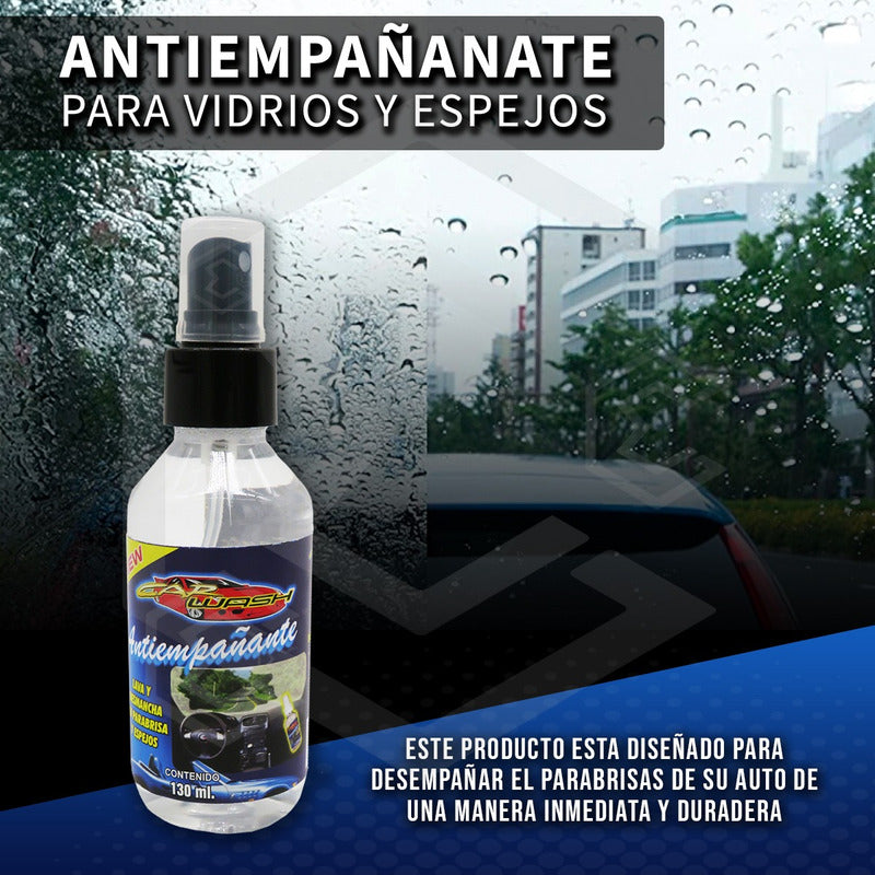 2 Liquido Antiempañante Desmancha Parabrisas Espejos Vidrios