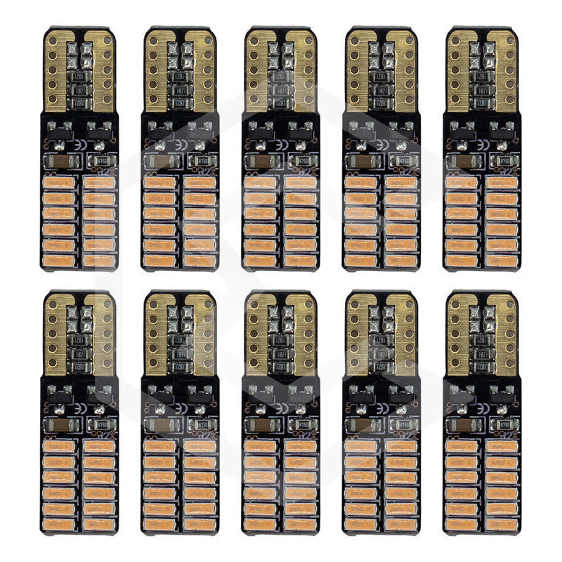 Kit 5 Par Focos De Pellizco 24 Led Canbus Alta Intensidad
