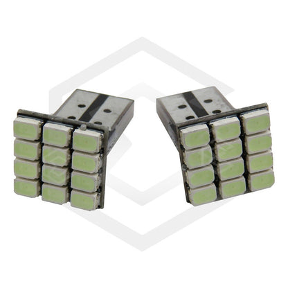 Par De Focos De Pellizco 12 Leds Luz Interior Alta Intencida