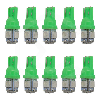 Kit 10 Focos Pellizco 5 Leds 5050 T10-158 Color A Eligir