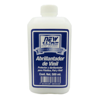 5 Abrillantador De Vinil Plastico Y Piel Liquido 1000ml Blanco