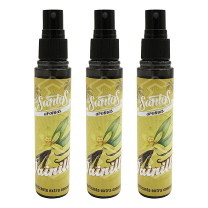 3 Aromatizante Botella Spray Liquido 60ml Auto Casa Ambiente