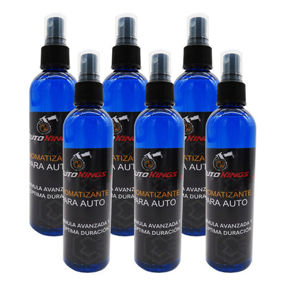 6 Aromatizante P Auto Desodorante Liquido Casa Oficina 270ml