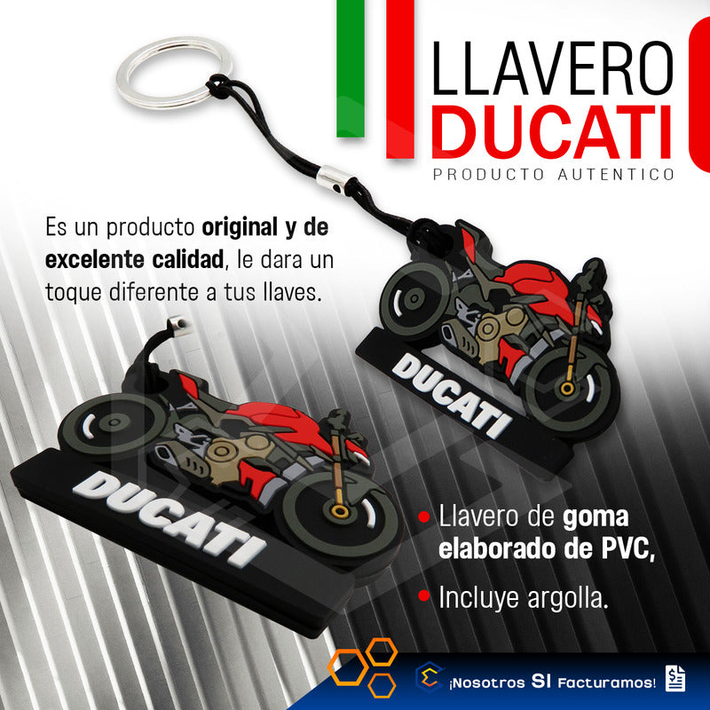 Llavero Ducati Monster Panigale Diavel Corse Moto Original Moto