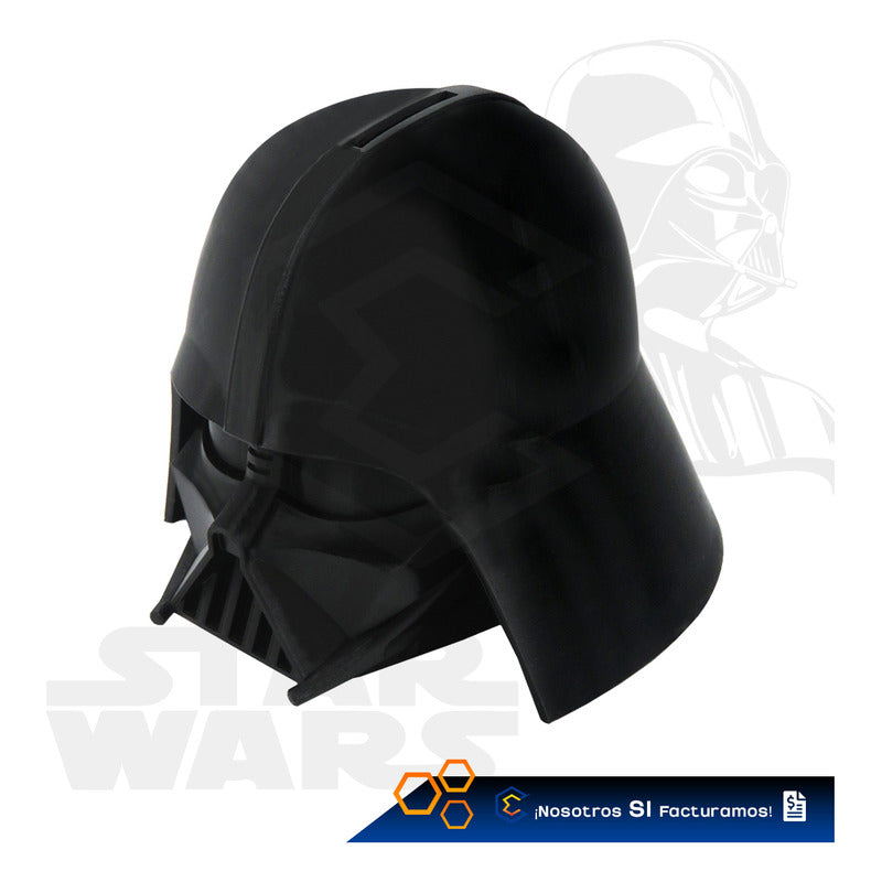 Alcancía Ahorro Darth Vader Star Wars Figura 17cm 3d Petg Negro
