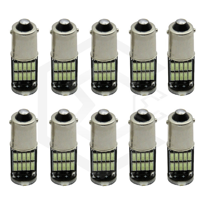 10 Focos De Pellizco 26 Led T11 Ba9s Bay9s Canbus 12v T
