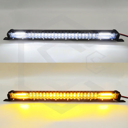 Barra Slim 120 Hiperled 19'' Blanco-ambar 5 Funciones 12-24v