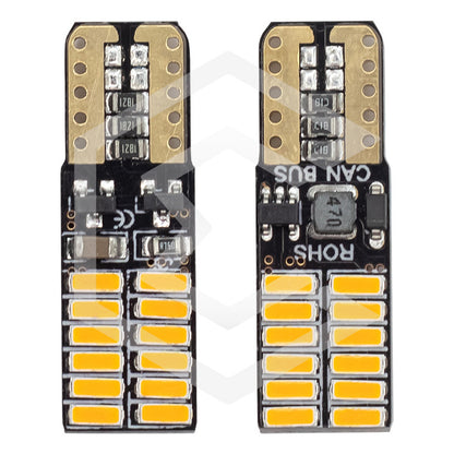 Kit 5 Par Focos De Pellizco 24 Led Canbus Alta Intensidad