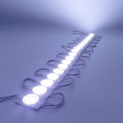 20 Módulos De 9 Led Cob Plasma Redondos Alta Intensidad 12v