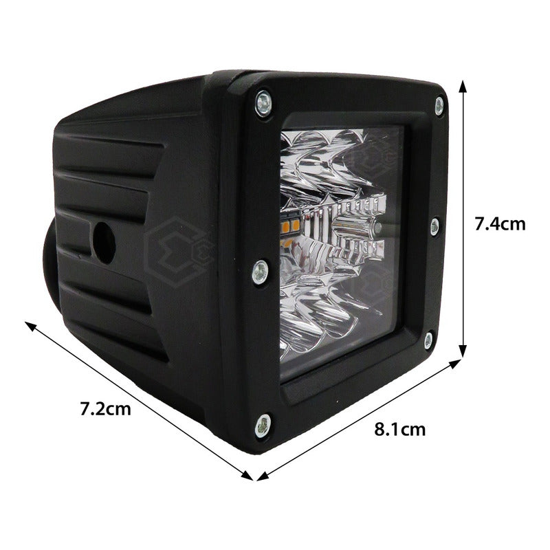 Faros 14 Led Auto Moto 5 Funciones 11000lm Bicolor 12-24v