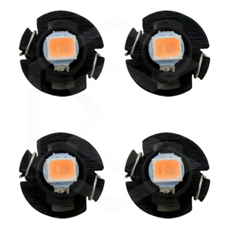 Kit 4 Focos Led T3 T4.2 T4.7 Clúster Para Tablero Fija 12v