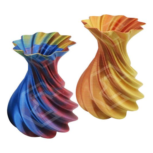 Florero Jarrón Decorativo Moderno Minimalista En Espiral 3d