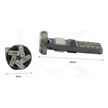 Foco Led T10 Pellizco Tablero 250lm Can-bus Auto - Moto 2pz