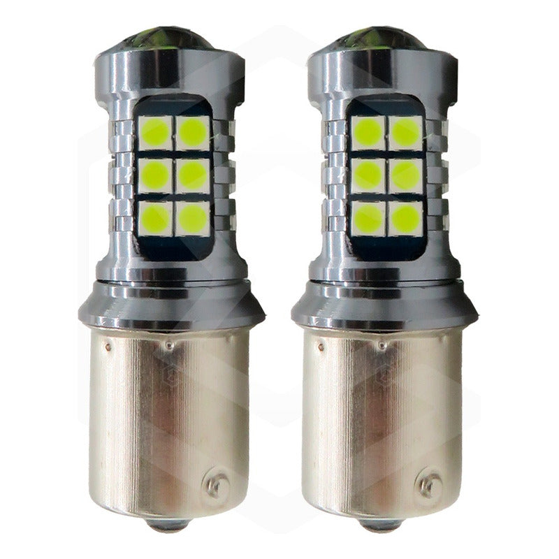 2 Focos 27 Led 1156 1157 3157 7440 7443 No Error Stop Cuarto