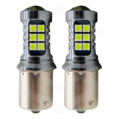 2 Focos 27 Led 1156 1157 3157 7440 7443 No Error Stop Cuarto