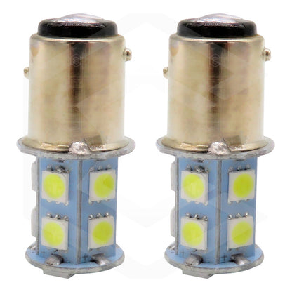 Par De Focos 13 Leds 1157 2 Polos Patas Disparejas Estrobo