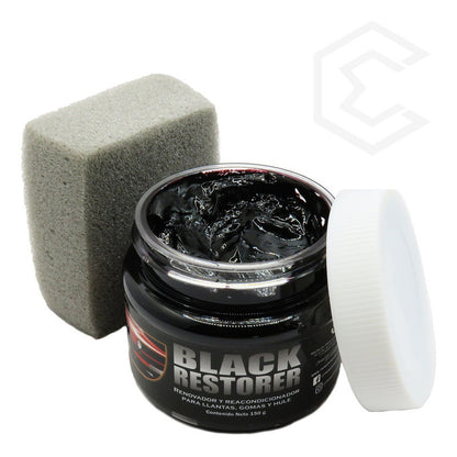 3 Black Restorer Restaurador De Negros Llantas Gomas Hules Negro
