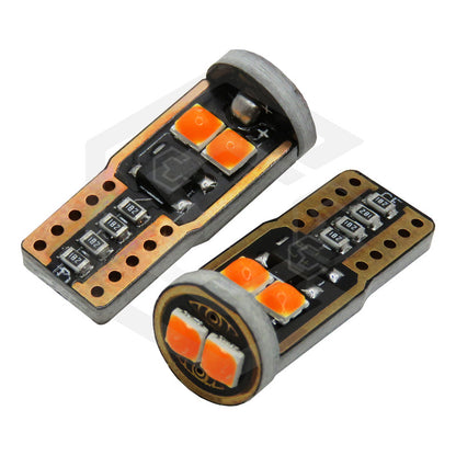 Par De Focos Pellizco 6 Led Burbuja Canbus Super Potente 12v